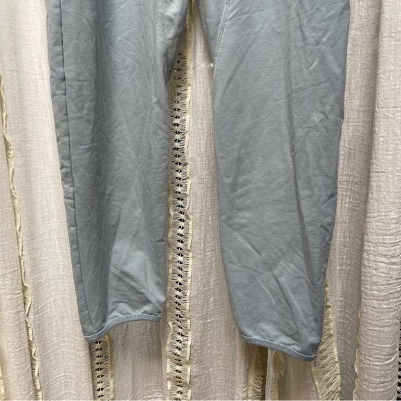 Free People Movement Nothing But Sweats Hooded Jumpsuit Pockets Blue S Oversized - Picture 6 of 12